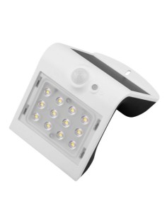 APLIQUE LED SOLAR BLANCO C/SENSOR 2W 2