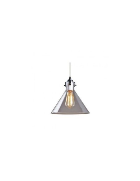 LAMPARA COLGANTE TRIANGULAR E27 1M CRISTAL