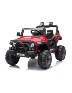 COCHE BATERIA 4X4 ROJO 2
