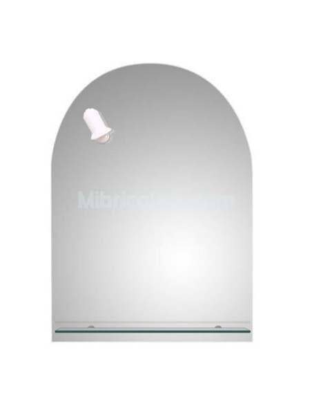 ESPEJO BAÑO 60X80 UN FOCO BT2070