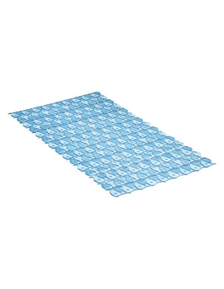 ALFOMBRA BAÑO 54X54 PVC PEZ AZUL TATAY