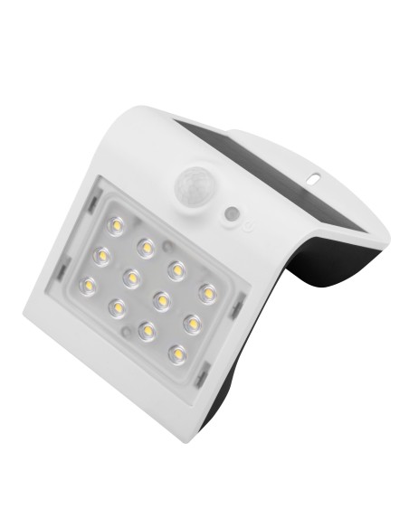 APLIQUE LED SOLAR BLANCO C/SENSOR 2W