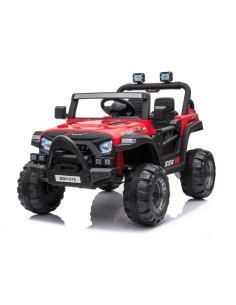 COCHE BATERIA 4X4 ROJO