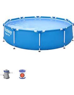 BESTWAY PISCINA STEEL PRO 305 X 76 CM C/DEPURADORA