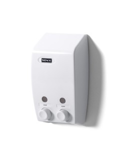 DISPENSADOR GEL 2 DEPÓSITOS VARESE BLANCO WENKO