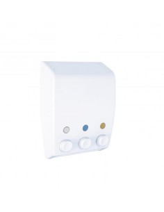 ***BAJA*** DISPENSADOR GEL 3 DEPOSITOS VARESE BLANCO WENKO