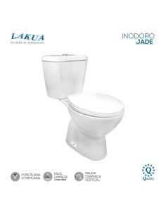 LAKUA PACK INODORO JADE SALIDA VERTICAL DOBLE DESCARGA