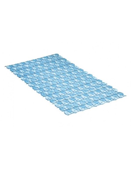 ALFOMBRA BAÑO 54X54 PVC PEZ AZUL TATAY